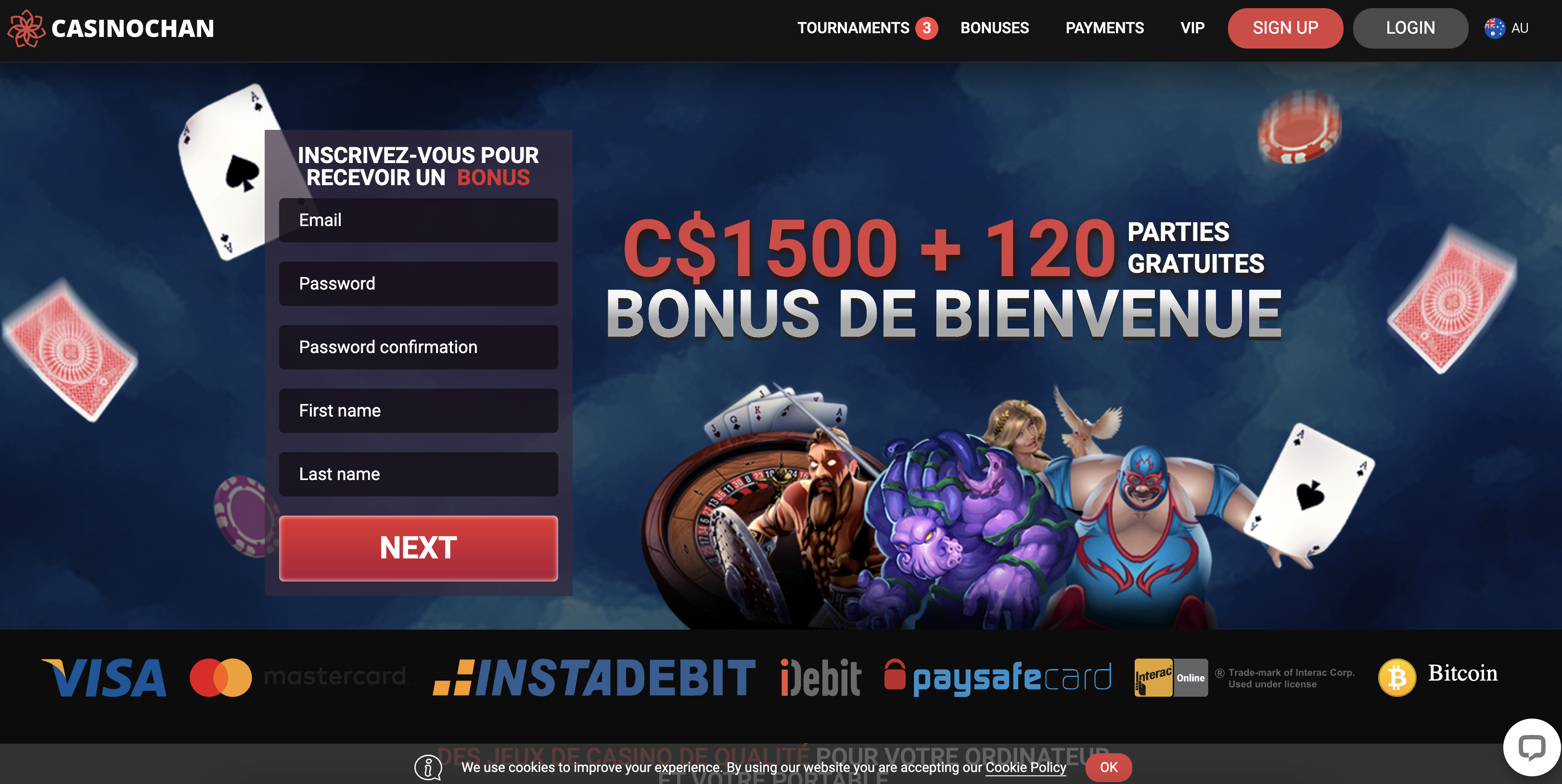 CasinoChan Home Page