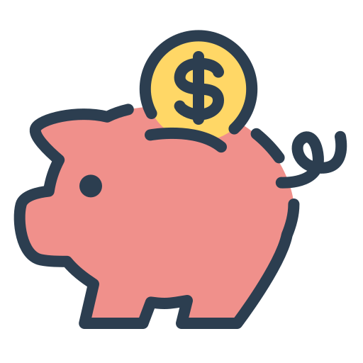 bonus piggy bank icon
